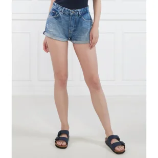 Pepe Jeans London Szorty SUZIE | Regular Fit | denim - Spodenki damskie - miniaturka - grafika 1