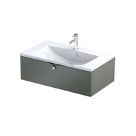 Szafki łazienkowe - Szafka łazienkowa pod umywalkę Oristo Siena 80 cm zielony mat OR45-SD1S-80-17 - miniaturka - grafika 1