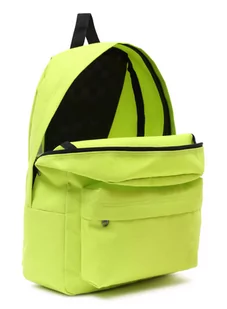 Plecak dziecięcy Vans New Skool 20 l - lime punch - Plecaki szkolne i tornistry - miniaturka - grafika 4