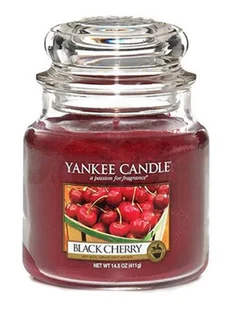 Yankee Candle Świeca zapachowa "Black Cherry" - 411 g - Świece - miniaturka - grafika 1