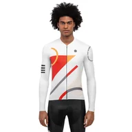 Bluzy na rower - Męska koszulka rowerowa z krótkim rękawem Kolarstwo Siroko M2 Finish Line - miniaturka - grafika 1