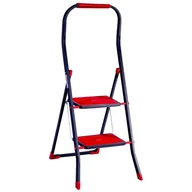 Drabiny - 2-stopniowa składana drabinka T0-E68 - miniaturka - grafika 1