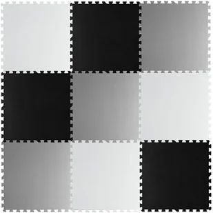 Ricokids Mata piankowe duże puzzle piankowe szachownica 180x180cm 9szt - Maty piankowe - miniaturka - grafika 1