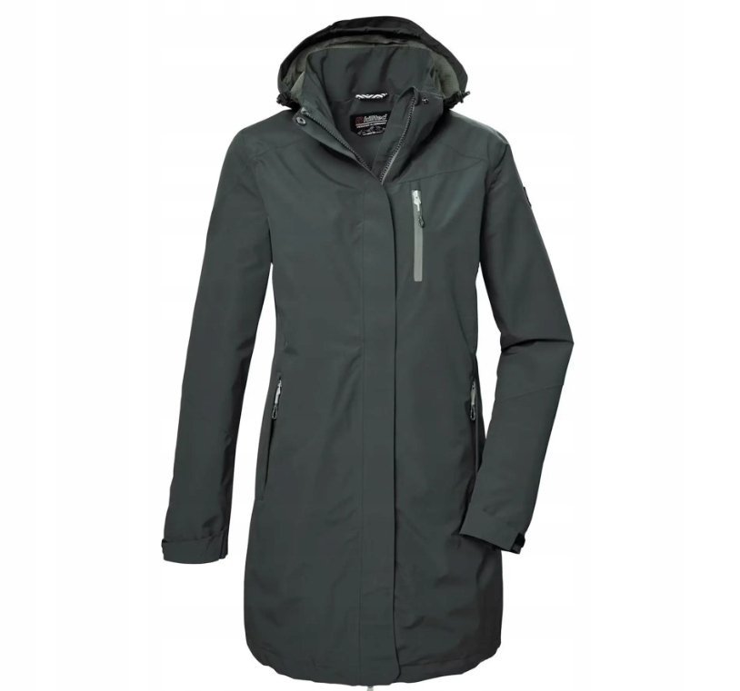 Kurtka parka damska KILLTEC rozmiar 48, ciemna zieleń