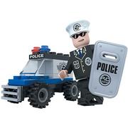 Klocki - Dromader KLOCKI Klocki Policja Wóz policjanta 33el 23101 - miniaturka - grafika 1