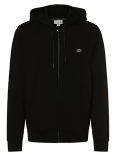 Lacoste Męska kurtka z kapturem Mężczyźni czarny jednolity, 4 - Kurtki męskie - miniaturka - grafika 1