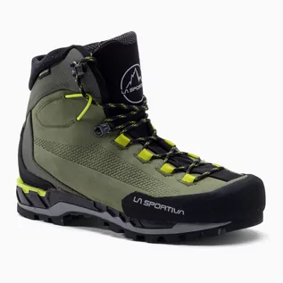 Buty trekkingowe męskie - La Sportiva Buty wysokogórskie męskie Trango Tech Leather Gtx zielone 42.5 EU 21S725712_41,5 - grafika 1