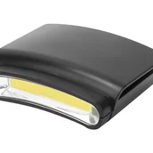 Latarki - Przenośna latarka czołowa LED, miniaturowa latarka czołowa, zewnętrzna lampa na czapkę, czarna - miniaturka - grafika 1