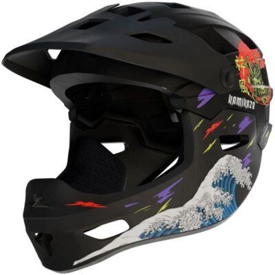 Kask KAMIKAZE Ronin Czarny Full Face ( S)