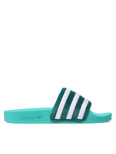 adidas Klapki adilette W GX3371 Zielony - Klapki i japonki damskie - miniaturka - grafika 1