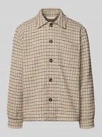 Koszulki męskie - Kurtka koszulowa o kroju oversized z mieszanki wełny model ‘REGARI’ - miniaturka - grafika 1