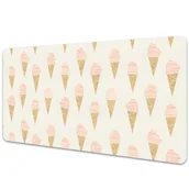 Podkładki na biurko - Ochronna podkładka na biurko Różowe lody 90x45 cm - miniaturka - grafika 1