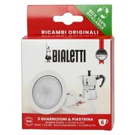 Akcesoria i części do ekspresów do kawy - Bialetti Bialetti Uszczelka 3 szt.) + sitko do kawiarek aluminiowych Bialetti 6tz 0800034 - miniaturka - grafika 1