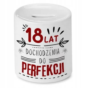 Skarbonka na Urodziny 18 18te 18-te na Prezent z Nadrukiem ze Zdjęciem + Opakowanie na prezent (wzór 01) - Skarbonki - miniaturka - grafika 1