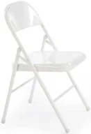 Fotele i krzesła ogrodowe - Składane białe krzesło S3-D07 - miniaturka - grafika 1