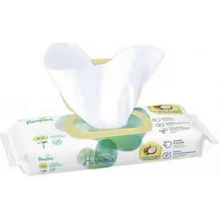 PAMPERS PROCTER & GAMBLE chusteczki nawilżane Pure Coconut 9 x 42 szt 9-pack - Chusteczki nawilżane - miniaturka - grafika 2