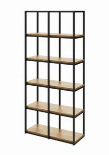 Regał TOKYO WOOD 177x80 Nowoczesny Industrial LOFT - Regały - miniaturka - grafika 1