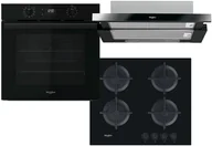 Zestawy AGD - Zestaw AGD do zabudowy Whirlpool Piekarnik OMR58CR1B + Płyta gazowa AKT 616/NB + Okap AKR 750 G K - miniaturka - grafika 1