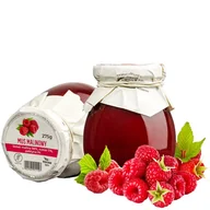 Koncentraty warzywne, przeciery - Mus malinowy 275g - miniaturka - grafika 1