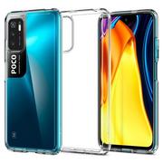 Etui i futerały do telefonów - Spigen Etui Ultra Hybrid do Xiaomi Poco M3 Pro 5G / Redmi Note 10 5G Crystal Clear - miniaturka - grafika 1