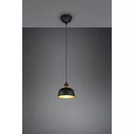 Lampy sufitowe - Żyrandol, czarny 1-punktowy, Ø 18 cm - miniaturka - grafika 1