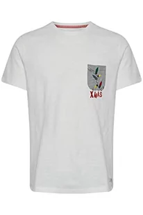 Blend Męski t-shirt s/s, 110602/śnieżnobiały, S - Koszulki męskie - miniaturka - grafika 1
