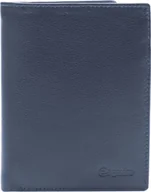 Portfele - Skórzany portfel Esquire Viktoria Wallet Navy ciemnoniebieski - miniaturka - grafika 1