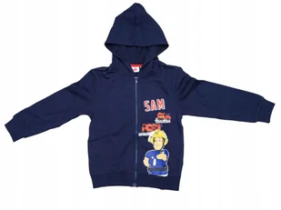 Bluza dziecięca STRAŻAK SAM kolor granatowy 110/116 - Bluzy dla dziewczynek - miniaturka - grafika 1
