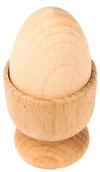 Decoupage - Jajko + Kieliszek drewniane - miniaturka - grafika 1