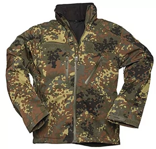 Kurtki męskie - Mil-Tec męska kurtka softshell SCU 14 Flecktarn - grafika 1