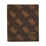 Portfele - Duży Portfel Męski Guess SMVELE LEA22 Brązowy - miniaturka - grafika 1