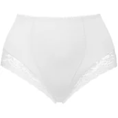 Majtki damskie - Figi Damskie Bawełniane Majtki Bielizna Wyszczuplająca Mitex ELA SUPER Białe 7XL - miniaturka - grafika 1
