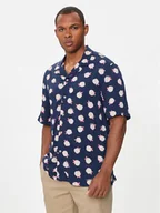 Koszule męskie - United Colors Of Benetton Koszula 5XRBUQ047 Granatowy Regular Fit - miniaturka - grafika 1