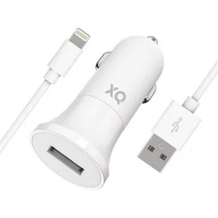 Xqisit ładowarka USB 2.4A biały + kabel Lightning | - Ładowarki do telefonów - miniaturka - grafika 2