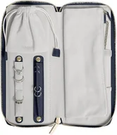 Biżuteria - akcesoria - Pudełko podróżne na biżuterię z miejscem na pierścionki Stackers Pebble granatowe - miniaturka - grafika 1