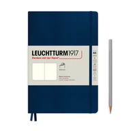 Notesy i bloczki - Notatnik Leuchtturm1917 Medium A5, miękka oprawa, gładki, granatowy - miniaturka - grafika 1
