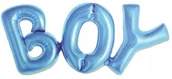 Baby shower i roczek - Balony Foliowe Napis Boy Roczek Urodziny 91X36cm - miniaturka - grafika 1