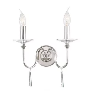 Elstead Lighting Finsbury Park 2Lt Wall Light Old Bronze FP2 POL NICKEL Elstead kinkiet stylowy abażurowy FP2 POL NICKEL ) - Lampy ścienne - miniaturka - grafika 1