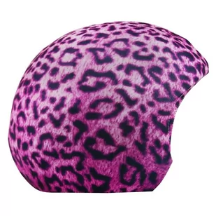 Nakładka na kask narciarski Coolcasc Pink Leopard| r.0 - Kaski narciarskie - miniaturka - grafika 1