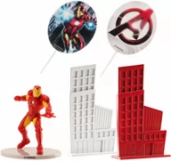Urodziny dziecka - Dekoracyjny zestaw figurek tortowych Iron Man - 1 komplet. - miniaturka - grafika 1