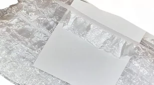 Guma z falbanką szerokość 25 mm ( 1 mb ) BIAŁA - Zabawki kreatywne - miniaturka - grafika 1