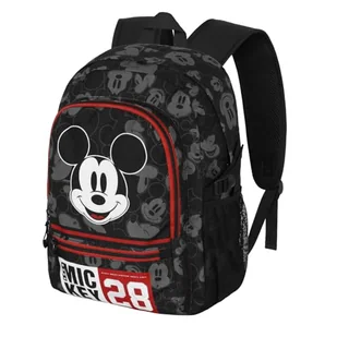 Disney Mickey Mouse Year Fan Fight plecak 2.2, czarny, 31 x 44 cm, pojemność 24 l, Czarna Myszka Miki, Jeden rozmiar, Plecak FAN Fight 2.2 - Plecaki - miniaturka - grafika 1