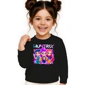 Bluzy dla dziewczynek - BLUZA DZIECIĘCA K-POPOWE ŁOWCZYNIE DEMONÓW HUNTRIX 134-140 BAWEŁNIANA - miniaturka - grafika 1