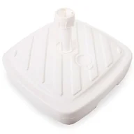 Parasole ogrodowe - Podstawa do parasola 40 x 40 cm biała - miniaturka - grafika 1