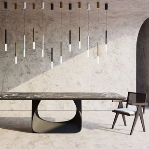 Minimalistyczna lampa wisząca, biała MOD157PL-L6W4K1 z serii PRO SHADE - Lampy sufitowe - miniaturka - grafika 2