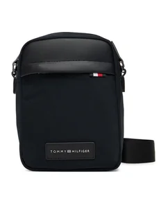 Tommy Hilfiger Saszetka Th Nylon Mini Reporter AM0AM13618 Czarny - Nerki - miniaturka - grafika 1
