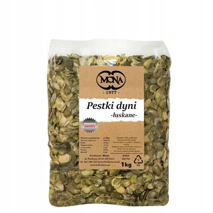 Pestki dyni 1kg MONA Premium - Ziarna i nasiona roślin strączkowych - miniaturka - grafika 1
