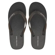 Klapki i japonki męskie - Japonki Calvin Klein Jeans Thong+ Tpu YM0YM01265 Czarny - miniaturka - grafika 1