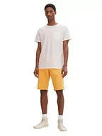 Spodenki damskie - TOM TAILOR Męskie Szorty bermudy regular slim chinosy 1030015, 28867 - Butterscotch Orange, 29 - miniaturka - grafika 1