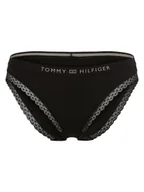 Majtki damskie - Tommy Hilfiger Figi Kobiety Sztuczne włókno czarny jednolity, S/M - miniaturka - grafika 1